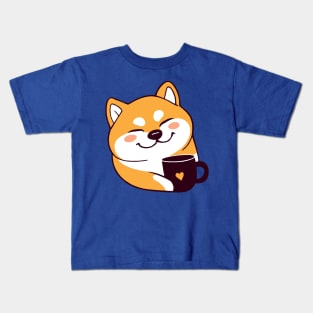 Coffee Shibe Kids T-Shirt